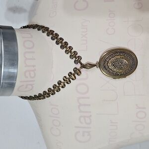 Antique Brass Locket Pendant